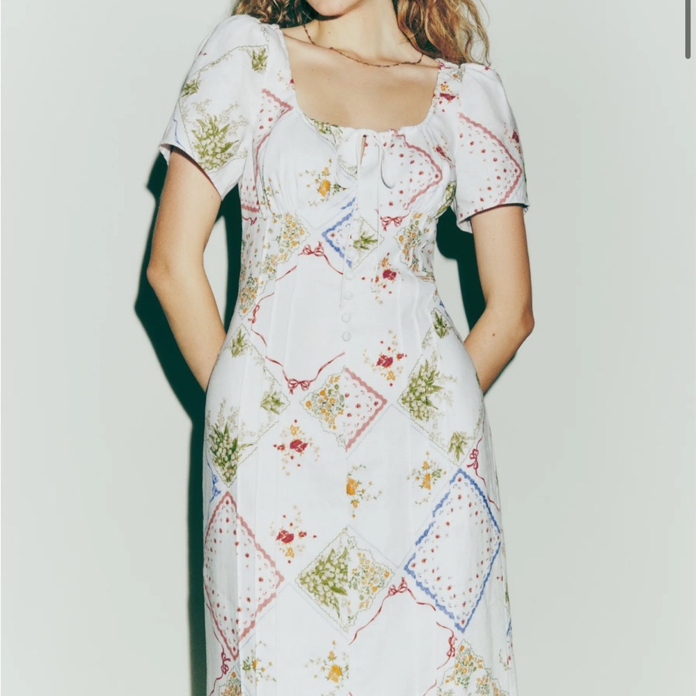 Reformation Pierce Linen Dress size 4